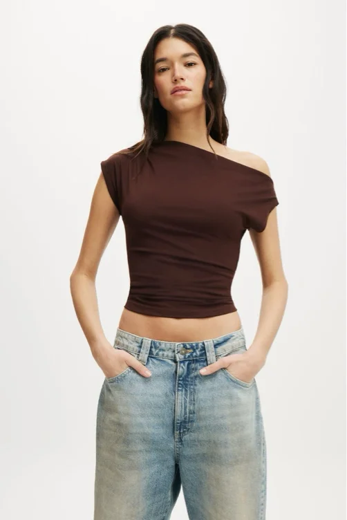 Georgie Off Shoulder Short Sleeve