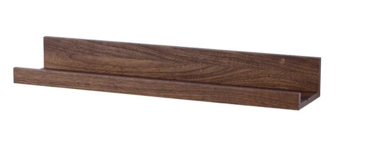 MOSSLANDA Picture ledge - walnut effect 55 cm