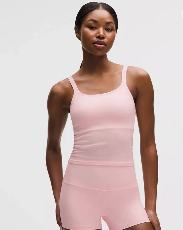 Ebb to Street Scoop-Neck Cropped Tank Top *Light Support, B/C Cup - Black/Black - 12