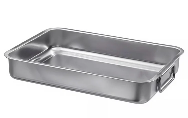 KONCIS Roasting tin - stainless steel 34x24 cm