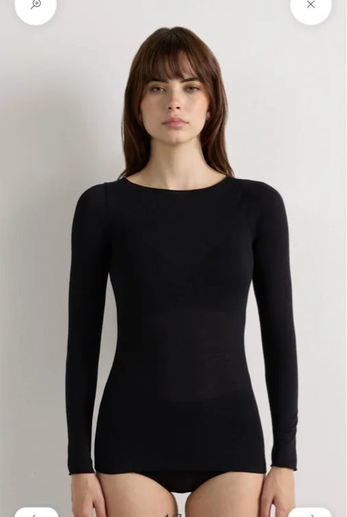Boat Neck Modal Cashmere Ultralight Top