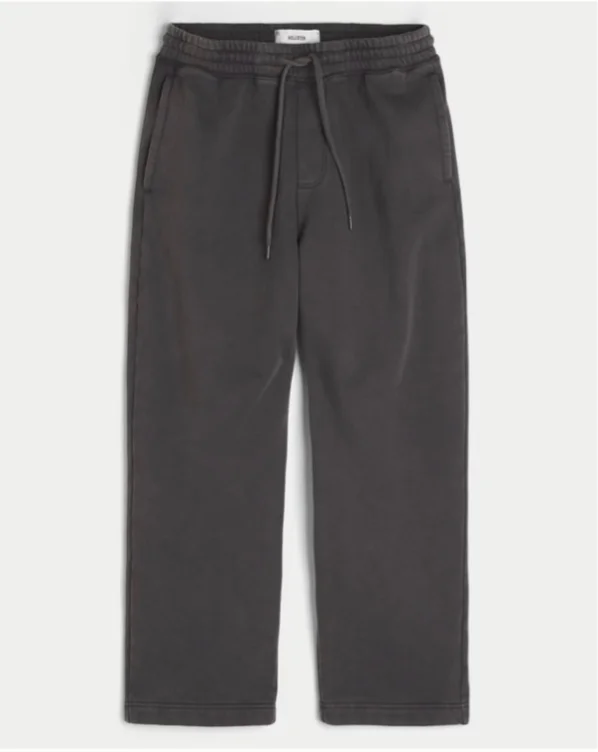 Washed Dark Gray Baggy Sweatpants Tall XL