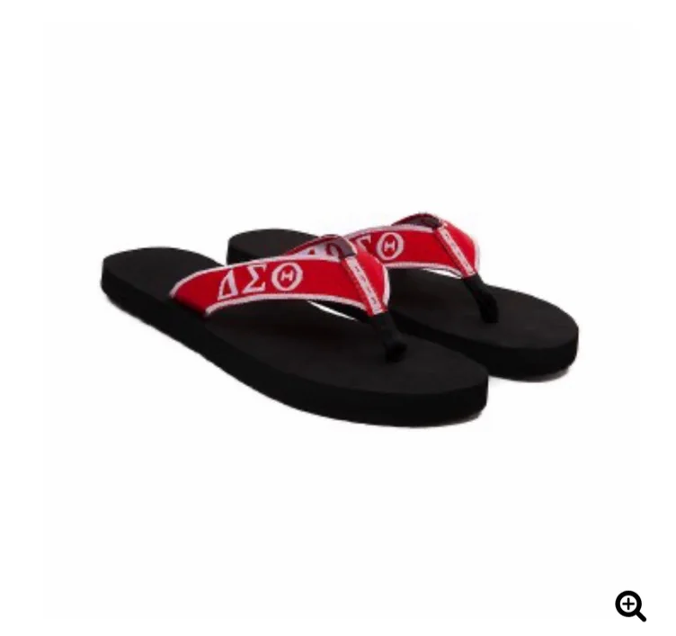 Delta Sigma Theta Beach Flip Flops