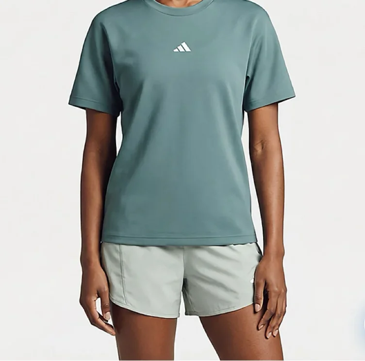 adidas Women's Essentials Small Logo Cotton T-shirt Black / White