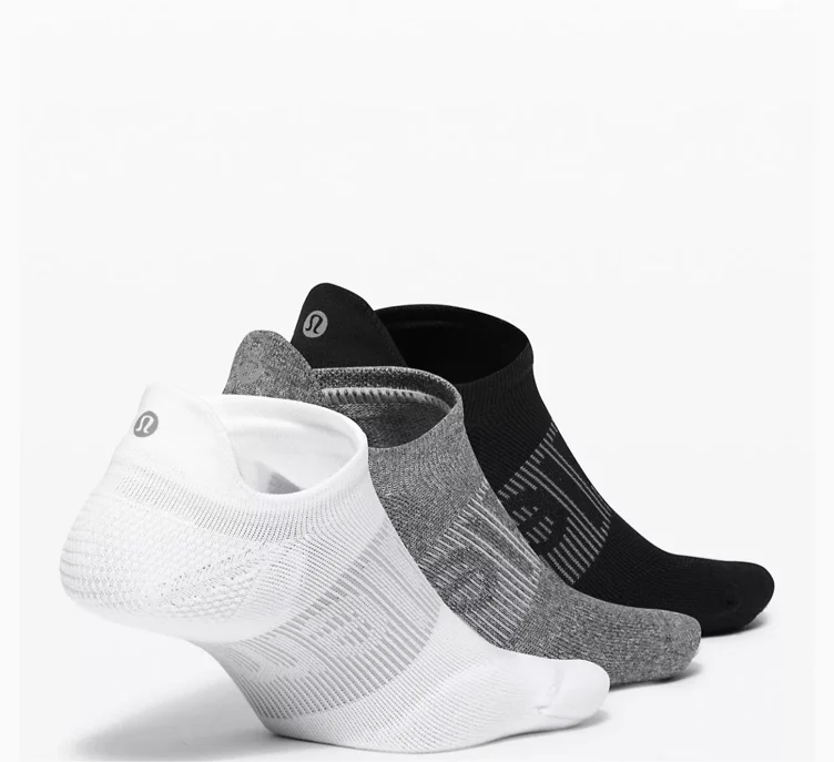 Women's Power Stride Tab Socks *3 Pack - White/Windmill/Strawberry Milkshake - S
