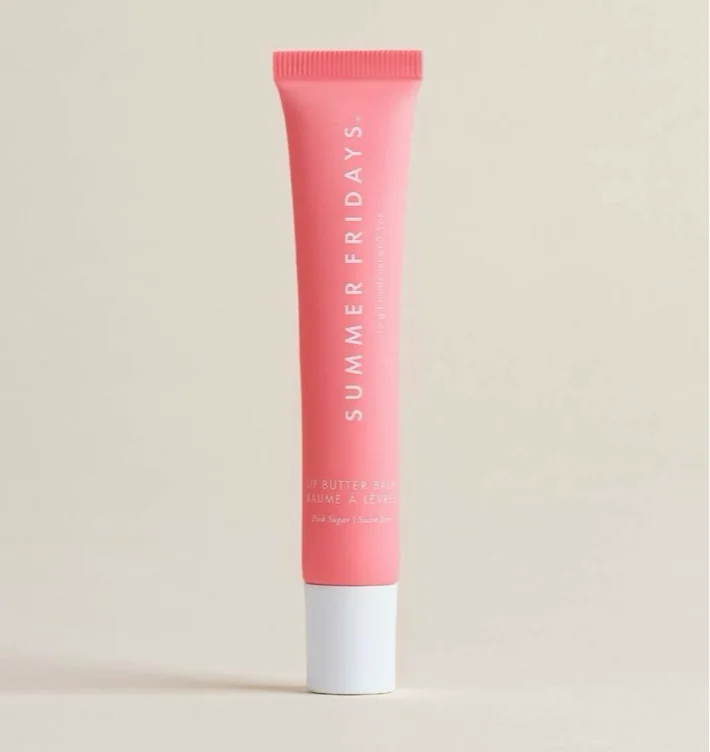 Lip Butter Balm Treatment for Hydration + Nourishing Shine - Pink Guava