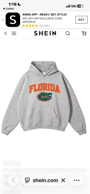 Search print hoodie | SHEIN USA