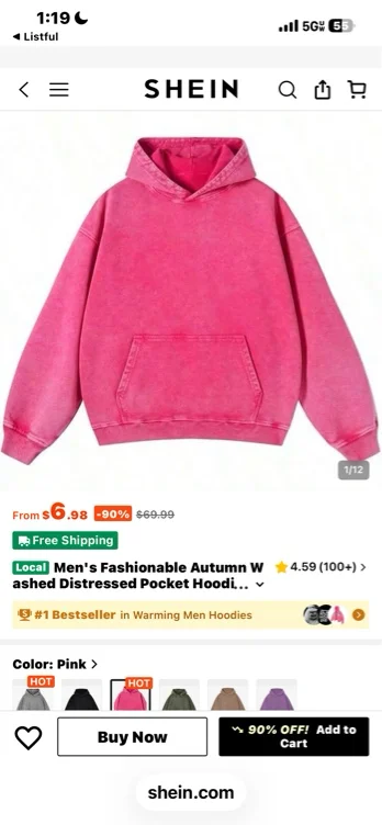 Search print hoodie | SHEIN USA