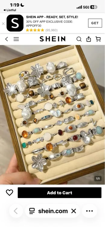 silver rings