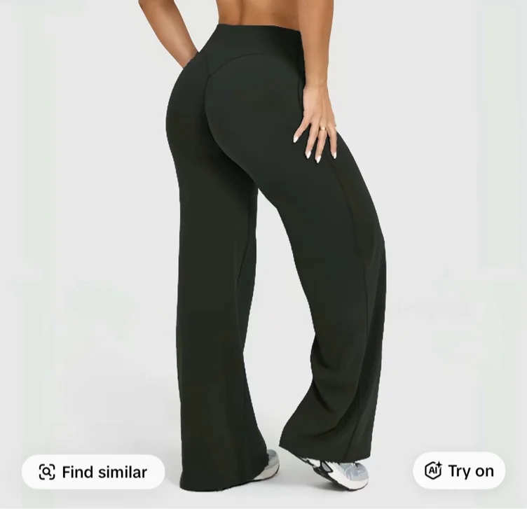 DEEFY SoftMotion Straight Leg Bottoms 30.5" & 31.5" Inseam Fitness Gymwear Women Workout Breathable Light Thin Sportswear Gym Outdoor Sports Yoga Pants Wide Sweatpants Solid Color Joggers