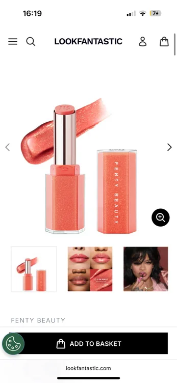 Fenty Beauty Gloss Bomb Stix Shimmer 3.6g (Various Shades)