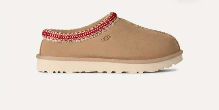 UGG® Women's Tasman II Sheepskin Slippers in Pink Dawn, Size 8