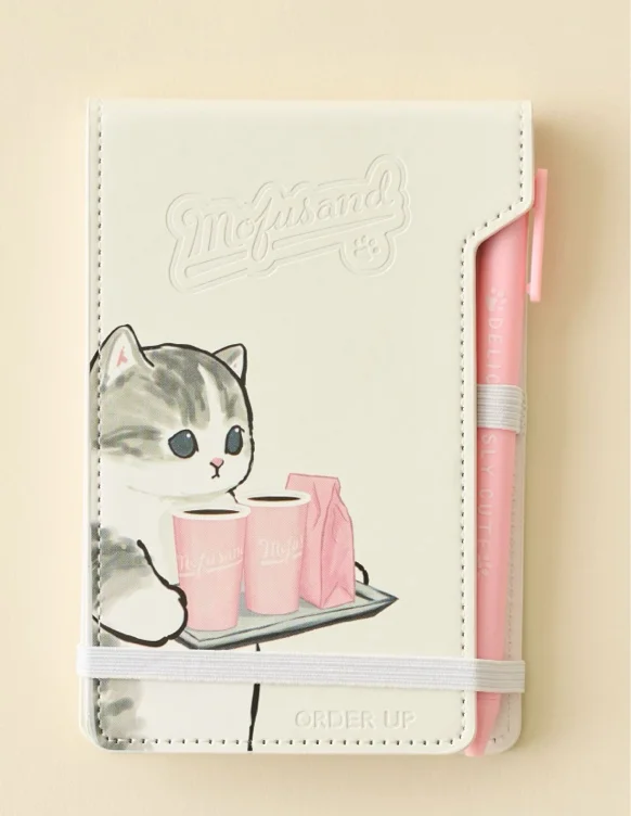 Mofusand Pocket Jotter Notebook & Pen Set