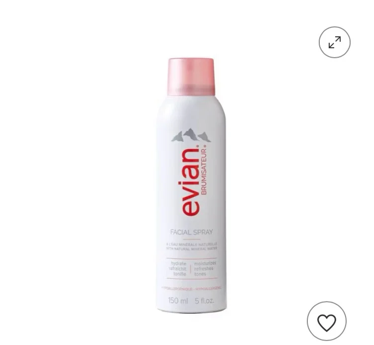 Evian Brumisateur Moisturizing Facial Spray - 5 fl oz: For Sensitive & Acne-Prone Skin, Paraben-Free, Hydrating