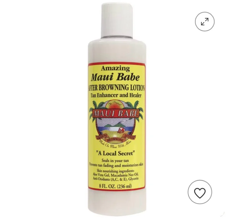 Maui Babe After Sun Treatments Lotion - 8 fl oz: Whole Body Use, Unscented, For Post-Sun Care