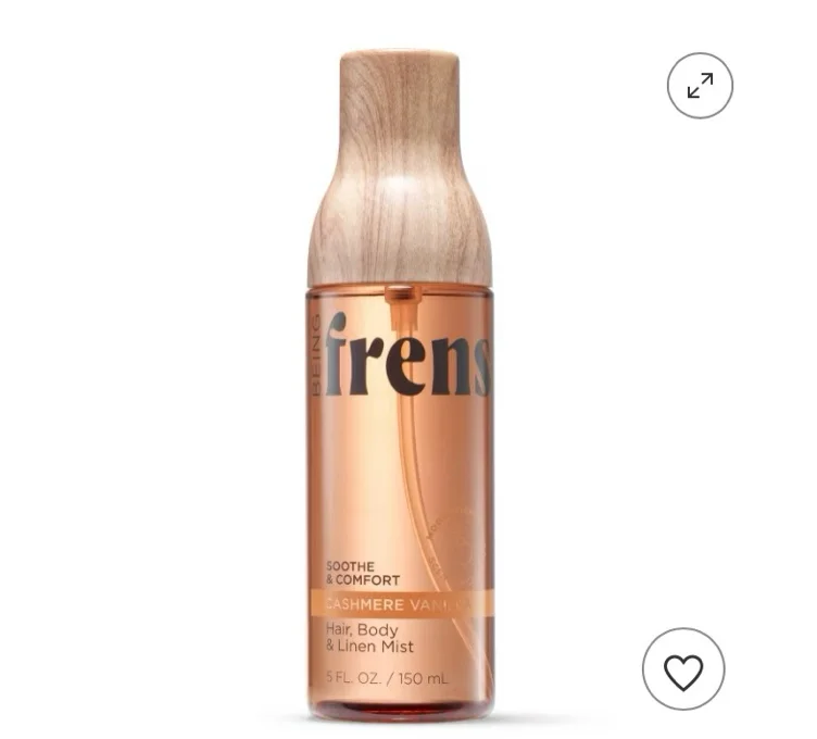 Being Frenshe Cashmere Vanilla Women's Hair, Body & Linen Mist Body Spray with Essential Oils - 5 fl oz