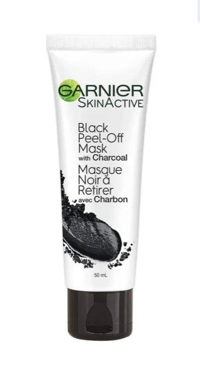 SkinActive Masque noir à retirer avec charbon Nettoyant Visage Pour peau mixte à peau grasse, contre les points noirs et les pores obstrués, 50 ml