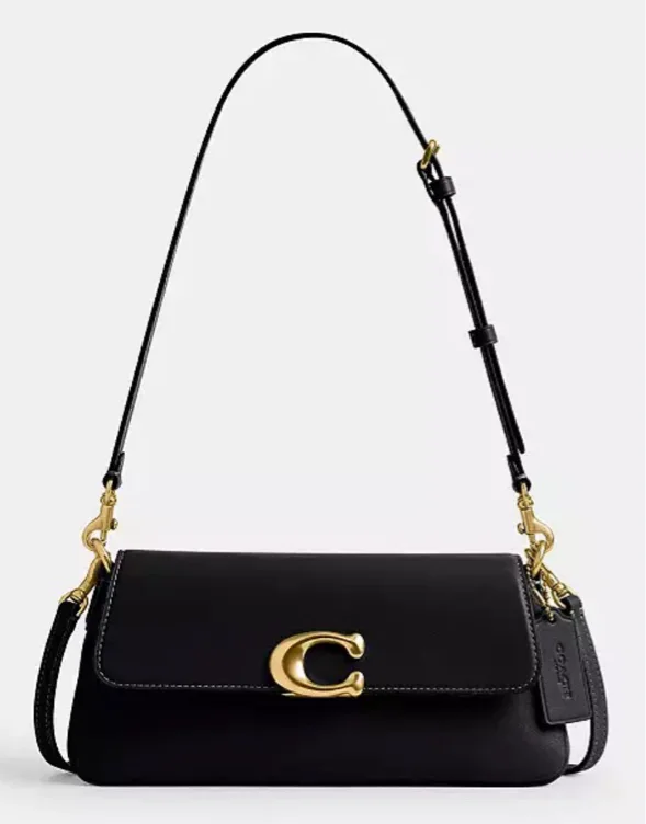 Brass/Black Jet Shoulder Bag