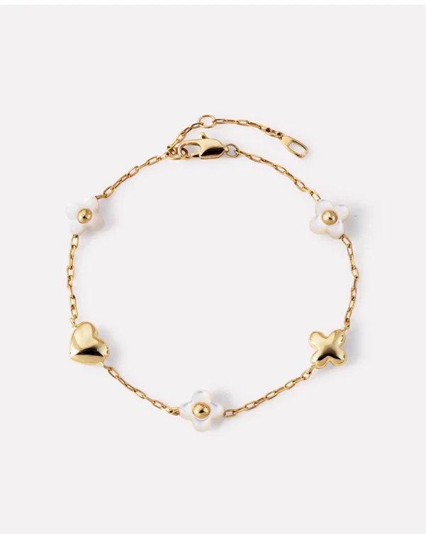 Gold Charm Bracelet - Azura Bracelet