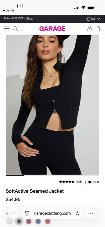 SoftActive Seamed Jacket