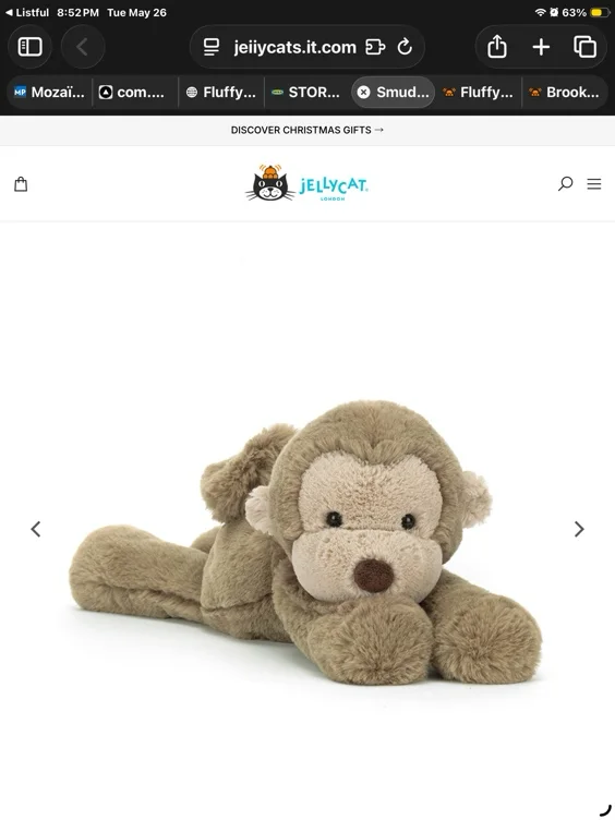 Smudge Monkey – Love, Laughter, and Jellycat Hugs