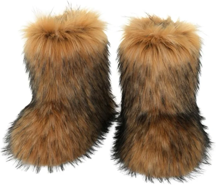Fur boots