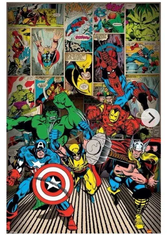 Poster MARVEL COMICS - here come