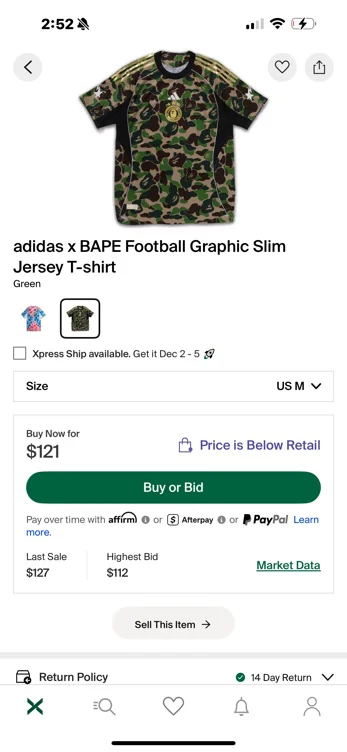 Bape jersey
