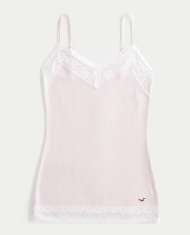 Lace Trim Layering Cami