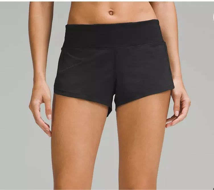 Speed Up Low-Rise Lined Short 2.5" - Black - size 2