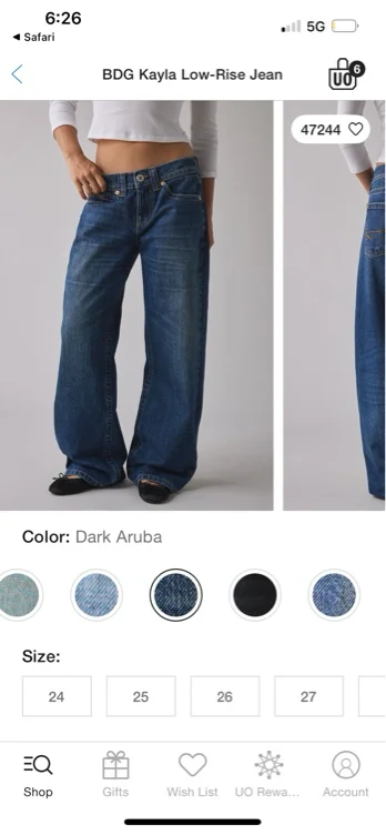 BDG Kayla Low-Rise Jean
