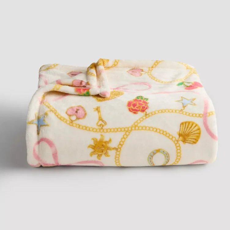 The Big One® Oversized Supersoft Plush Throw Blanket, Bows N Charms