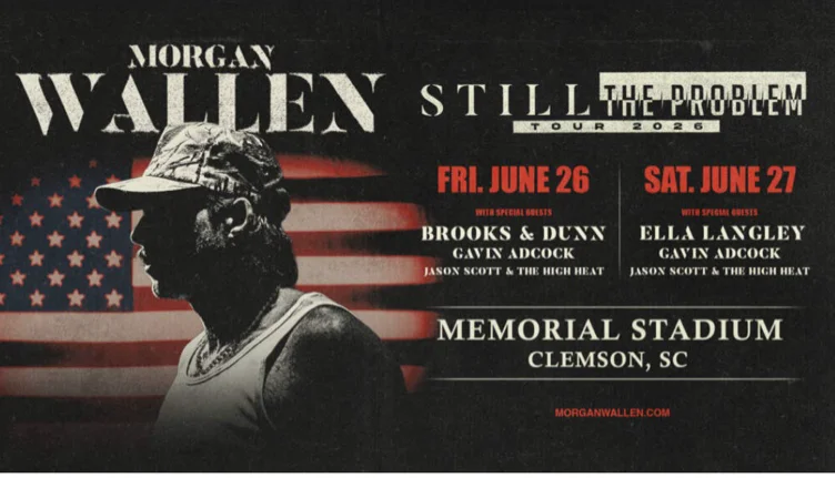 Morgan Wallen || June 26-27, 2026 || Memorial Stadium