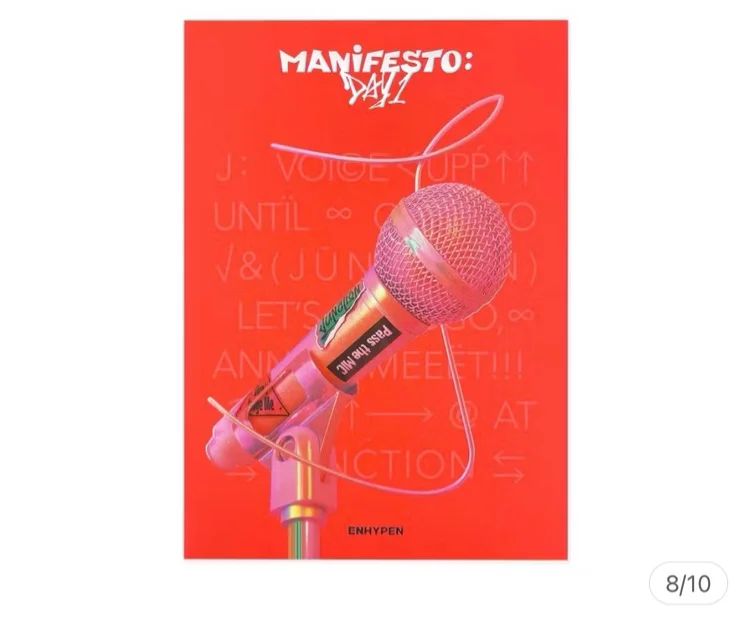 ENHYPEN - MANIFESTO : DAY 1 3rd MINI ALBUM CD PHOTOBOOK PHOTOCARD SEALED | Shopee Brasil