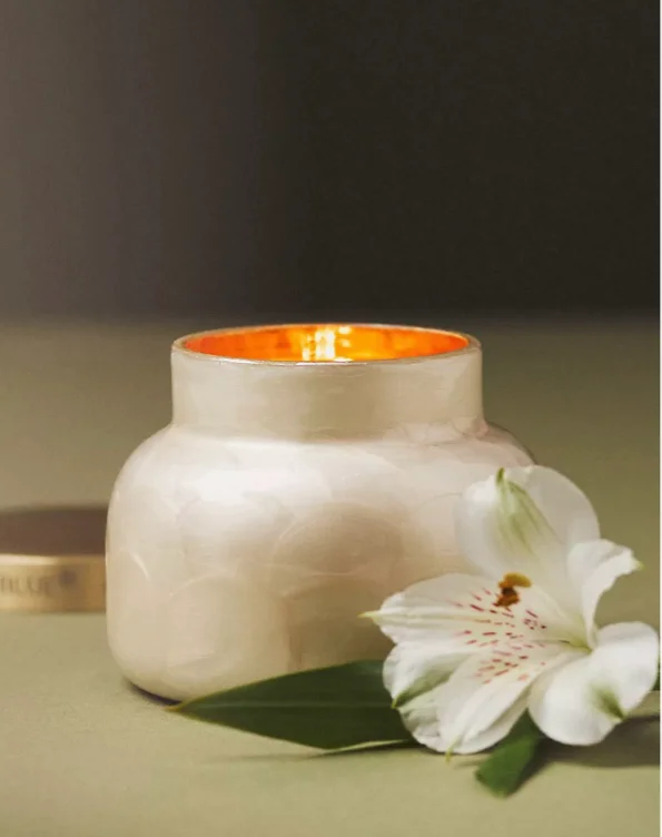 Capri Blue Volcano Capiz Jar Candle​