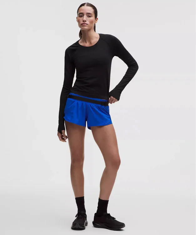 Hotty Hot Low-Rise Lined Short 2.5" - Beach Ball Blue - 2