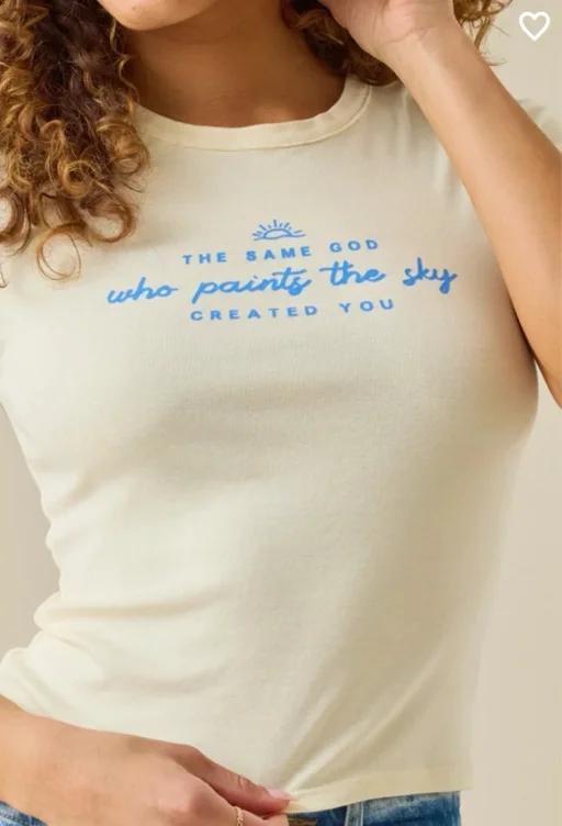 God Paints The Sky Baby Tee