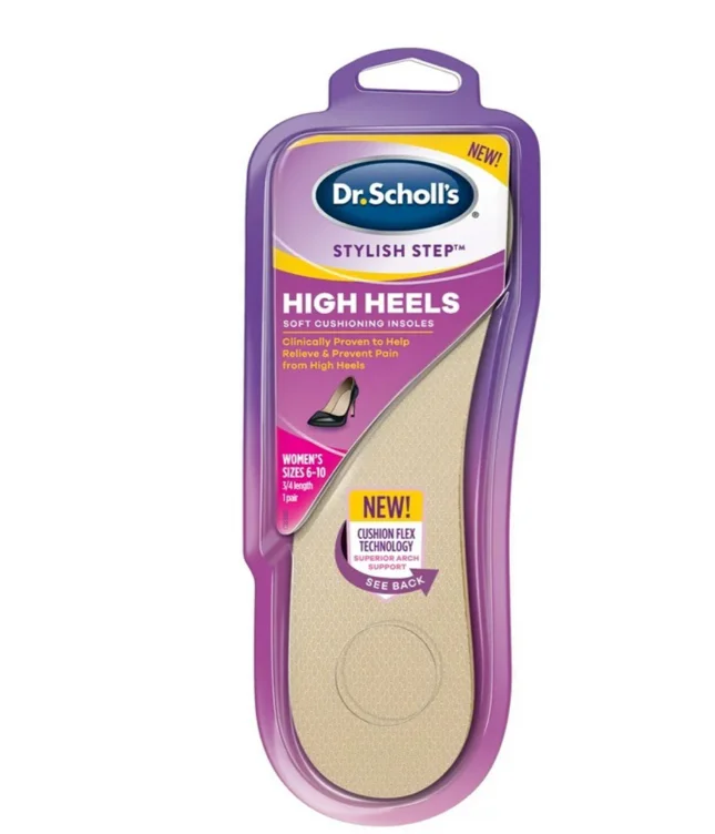 Dr. Scholl's Soft Cushioning Shoe Insoles for High Heels (Women's 6-10) Inserts to Help Prevent Pain