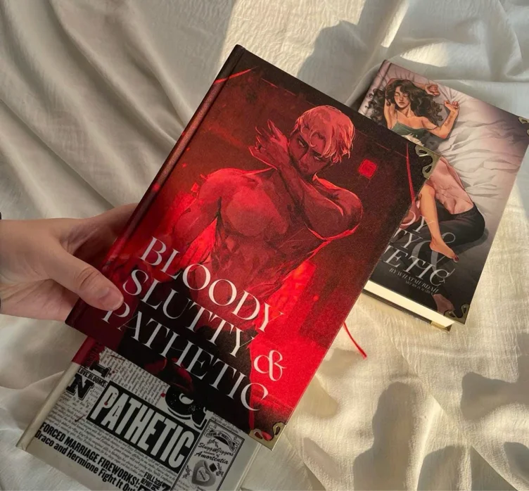 Bloody Slutty & Pathetic Hardcover Book – Special Edition for Book Lovers | Dark Romance Collectible Hardback