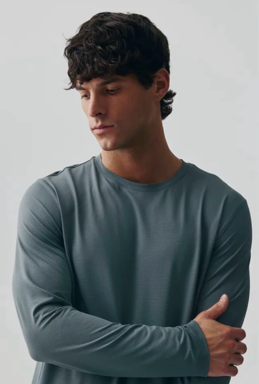 Long-Sleeved Sports Shirt with DryMove™ - green