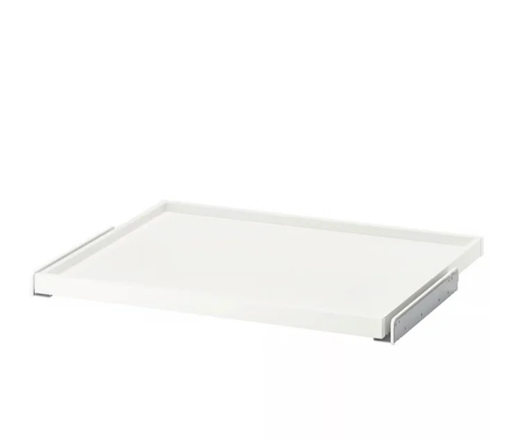 KOMPLEMENT Uttrekkbar hylleplate - hvit 100x58 cm