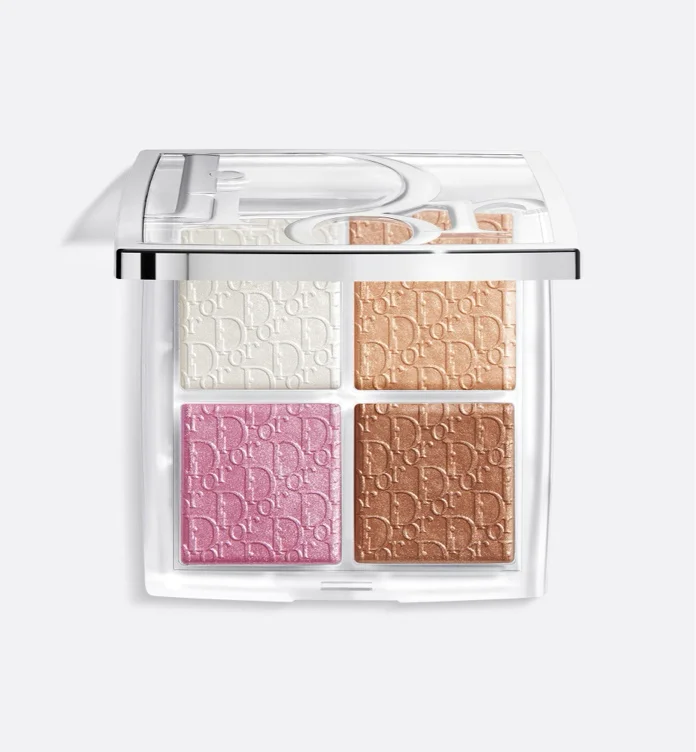 Backstage Glow Maximizer Face Palette - 002 Frosted Opal Glow - a harmony of frosted lilac and blue shades