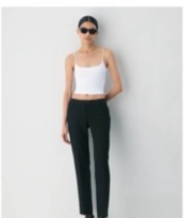 Original Contour Squareneck Cami Waist Tank White