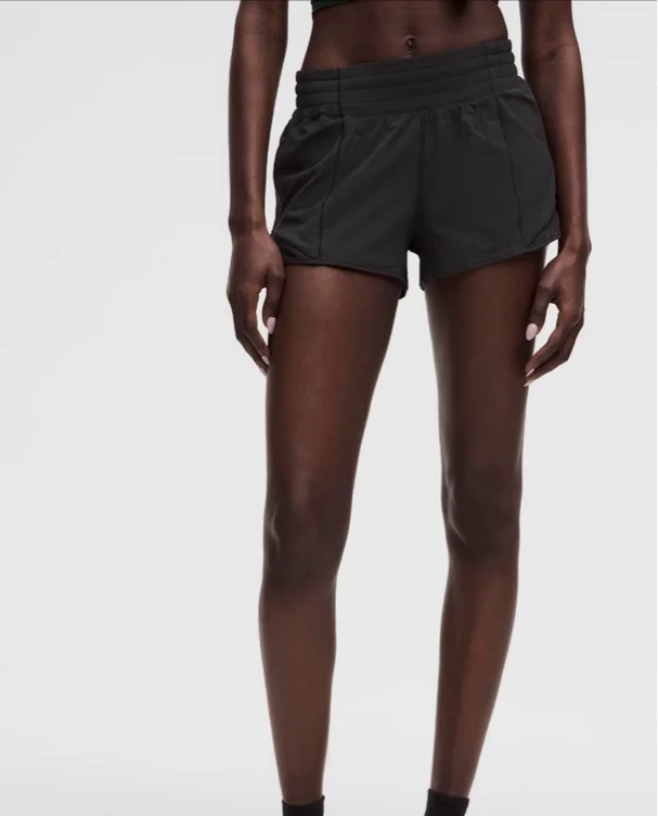 Hotty Hot High-Rise Lined Short 2.5" - Black