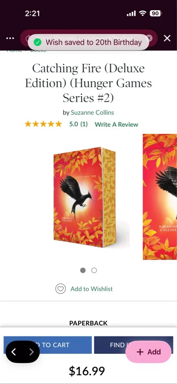 Catching Fire (Deluxe Edition) (Hunger Games Series #2)