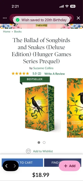 The Ballad of Songbirds and Snakes (Deluxe Edition) (Hunger Games Series Prequel)|Paperback