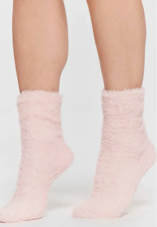 Powder Pink Cuddle Sock  Powder Pink - Peter Alexander Online