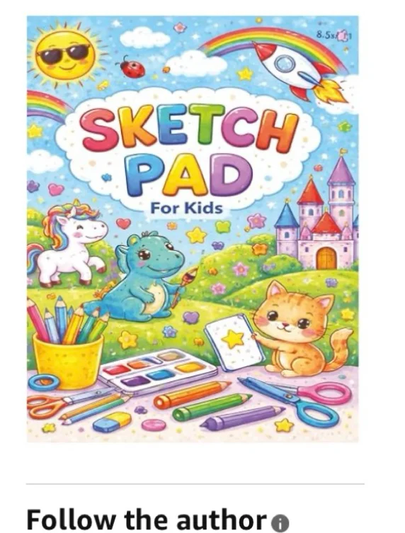 Sketch Pad For Kids: Drawing Book for Kids 6-10: 140 Blank Pages Sketchbook, with 200 sketch ideas included: Matthews, Rex: Amazon.com: Books