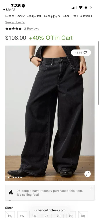 Levi's® Super Baggy Barrel Jean