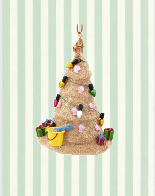 Sand Christmas Tree Ornament